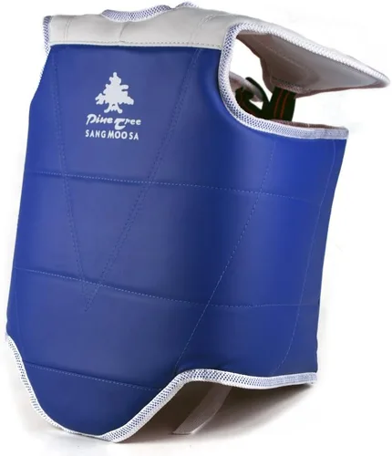 Vista 2 de Protector de pecho reversible sólido de taekwondo estilo olímpico de pino