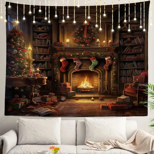 Vista 62 de Shrahala Modern Abstract Artwork Wall Tapestry, Orange Black Beige Wall Hanging Large Tapestry Decoration Polyester Fiber White Hem Around for Dorm