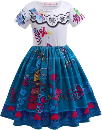 Vista 2 de Vestido de Encanto Isabella Mirabel para niñas disfraz de princesa Madrigal