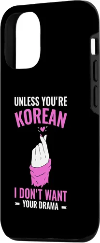 Vista 2 de iPhone 15 K-Drama Solo quiero ver Drama coreano Funny Kdrama Case