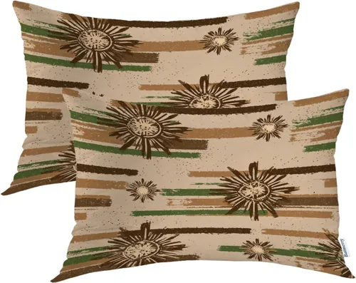Vista 46 de Batmerry Fundas de almohada decorativas con estampado digital de hojas verdes y gatos negros con estampado digital para sofá, cama, cremallera