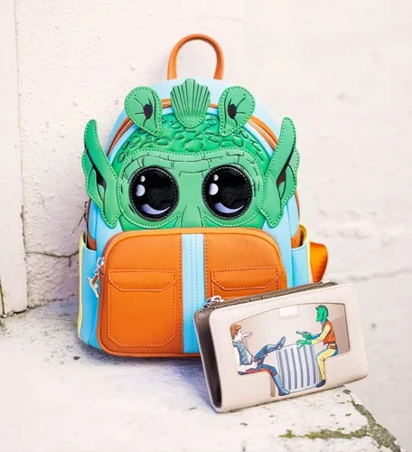 Vista 6 de Loungefly Star Wars Mochila Greedo, multicolor, exclusiva de Tienda