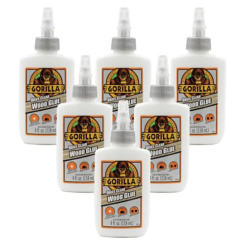 Vista 10 de Gorilla Pegamento para madera, color madera natural, botella de 4 onzas (paquete de 2) – Resistente al agua para proyectos y reparaciones