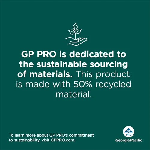 Vista 10 de Toallas de papel recicladas Pacific Blue Basic S-Fold de GP PRO (Georgia-Pacific), marrón, 23504, 250 toallas por paquete, 16 paquetes por caja