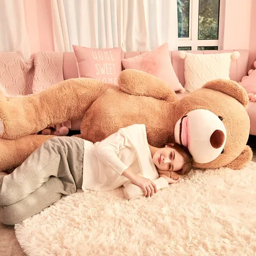 Vista 7 de IKASA - Peluche gigante, oso de peluche gigante Marrón