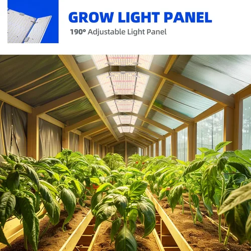 Vista 8 de Barrina 4x4 Luces de Cultivo para Plantas de Interior de Espectro Completo, BU2000 Atenuable, Panel de Luz de Crecimiento LED Ajustable, 816 LEDs