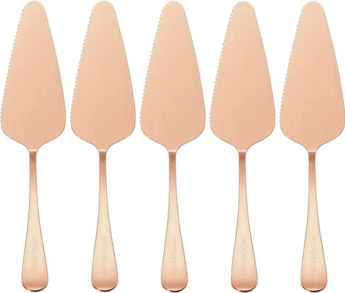 Vista 12 de 5 espátulas triangulares para tartas para tartas para hornear pasteles de pizza (negro pulido)
