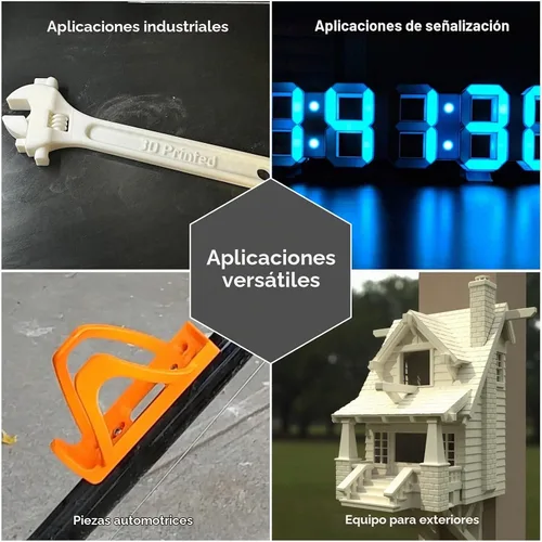Vista 7 de FLASHFORGE - Filamento ASA para impresora 3D, 1.75mm Negro, bobina de 1kg (2.2lbs), precisión dimensional de +/- 0.02mm, duradero, alta resistencia
