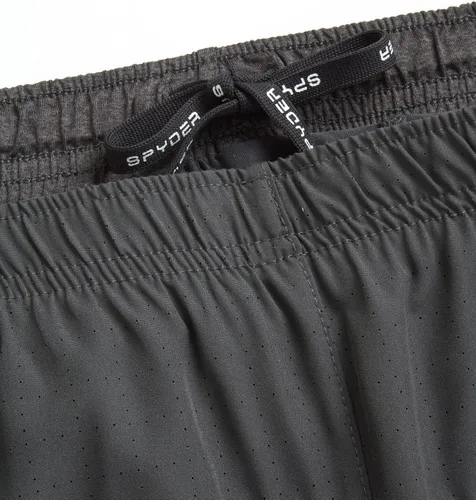 Vista 3 de Spyder Pantalones cortos deportivos para hombre, 2 en 1, con forro de compresión (S-XL)