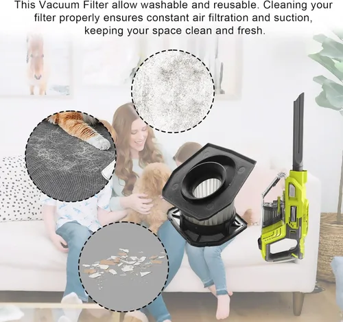 Vista 4 de 206700006 - Filtro de vacío para aspiradora Ryobi P724