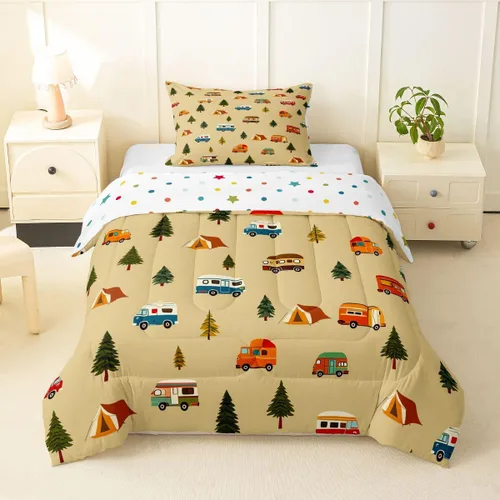 Vista 26 de Erosebridal Yoga Gifts Comforter Set for Kids Boys Girls Yoga Chakras Bedding Sun and Moon Duvet Set Boho Tribal Comforter Twin with 1 Pillowcase