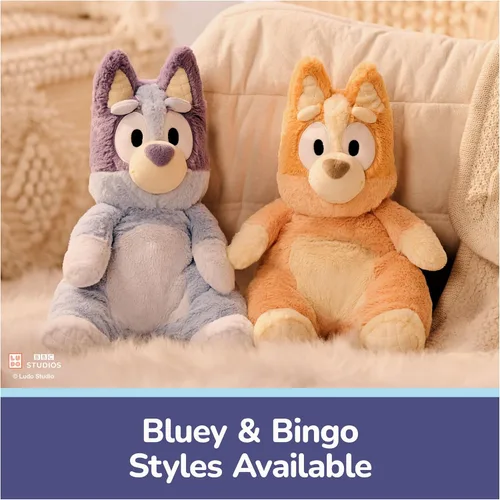 Vista 8 de GUND Peluche oficial de Bingo Oh So Snuggly, peluches de Bluey, juguete sensorial de peluche para bebés y niños pequeños, naranja, 12.5 pulgadas