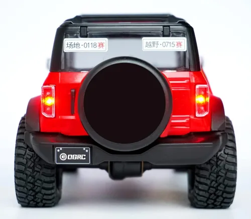 Vista 3 de OGRC - Kit de faros delanteros y luces traseras LED RC para TRX4M 1/18 RC Crawler Car (blanco y rojo)