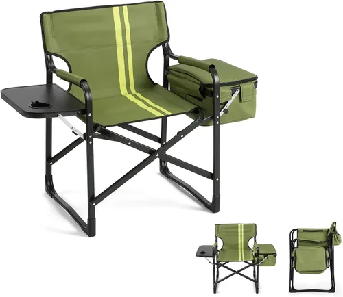 Vista 12 de Black Light Weight Camping Directors Chair for Camping