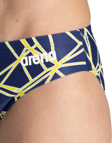 Vista 2 de ARENA Kikko Brief - Bañador de entrenamiento con protección UV, resistente al cloro, secado rápido, trajes de baño elegantes para hombre Carbonics