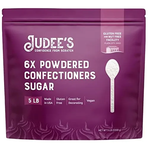 Vista 9 de Judee's 6X - Azúcar en polvo para confitería de 11.25 onzas, 100% sin OMG, sin gluten y sin nueces, tamaño 6X perfecto para glaseados, glaseados
