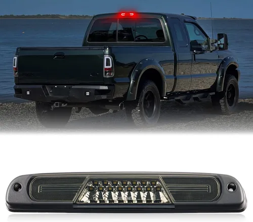 Vista 10 de Tercera luz de freno para F150 2015-2024 Strobe Pre-agujero Solo para cámara OEM/w For 15-24 F150;17-24 F250-550 Super Duty;19-24 Ranger 3rd
