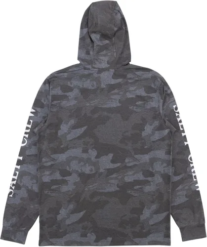 Vista 2 de Salty Crew Deckhand Hood Tech Tee - Hombre