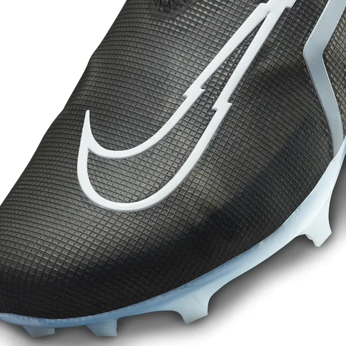Vista 8 de Nike Alpha Menace Elite 3 BlancoGris PartículaAmarillo OptiNegro Botas de fútbol para hombre.