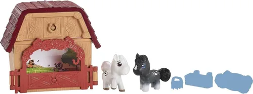 Vista 5 de Mattel Spirit Untamed - Mini juego con figura de personaje pequeño, caballo y 3 accesorios, tema de festival con desembalaje sorpresa