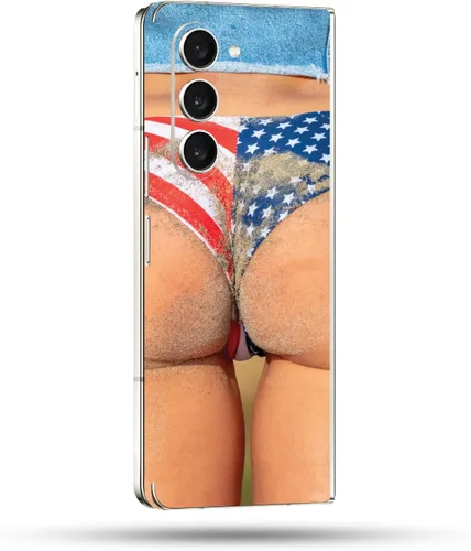 Vista 52 de MightySkins Skin compatible con Samsung Galaxy Z Fold 5 - Puppy Fall Funda protectora de vinilo duradera y única Fácil de aplicar, quitar