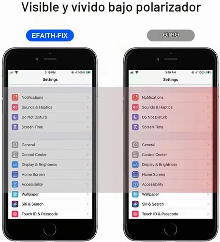 Vista 7 de EFAITHFIX para iPhone 7 Plus, reemplazo de pantalla LCD blanca de 5.5 pulgadas, montaje de marco, pantalla LCD, pantalla táctil 3D, digitalizador