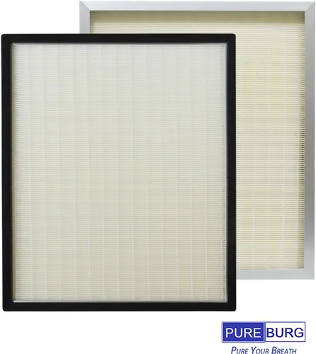 Vista 4 de PUREBURG Filtro de repuesto F301H compatible con BlueDri 550 Air Scrubber AS-550, paquete de 2 unidades H13 HEPA 19 x 16 x 2 Air Clean