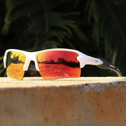 Vista 4 de MASDUN Gafas de sol deportivas polarizadas para hombres y mujeres, lentes de sol de medio marco para equitación, béisbol, pesca, ciclismo, correr