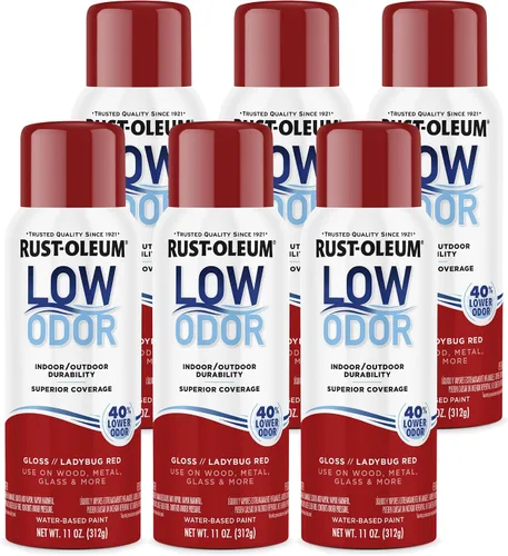 Vista 56 de Rust-Oleum - Pintura en aerosol prémium de bajo olor, gris ancla brillante Olor 40% menor que las pinturas en aerosol tradicionales, durabilidad