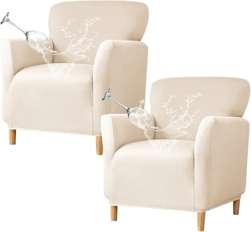 Vista 15 de HAOYONG - Funda elástica de terciopelo para silla de banquete, fundas para sillas de 1 pieza, fundas para sillones de sofá, funda suave para sillón