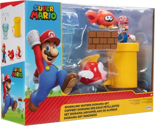 Vista 5 de Nintendo 2.5" Sparkling Waters Diorama Set