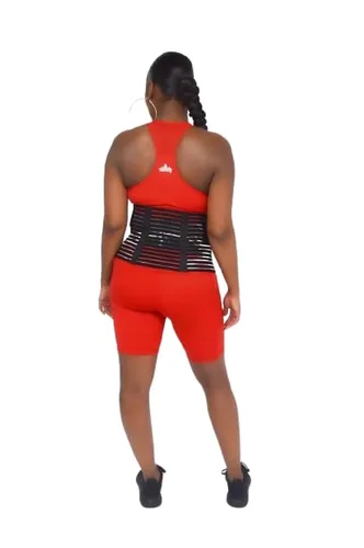 Vista 9 de Muscle Up Mommy Cinturón de apoyo de maternidad, banda para el vientre para mujeres embarazadas para abdomen, pélvica, cintura, dolor de espalda