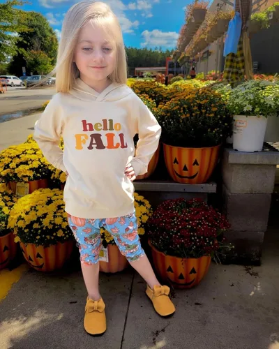Vista 2 de Lamuusaa Sudadera de manga larga con capucha para bebé, niña, niño, Halloween, suéter de gran tamaño, ropa de otoño 6M-4T