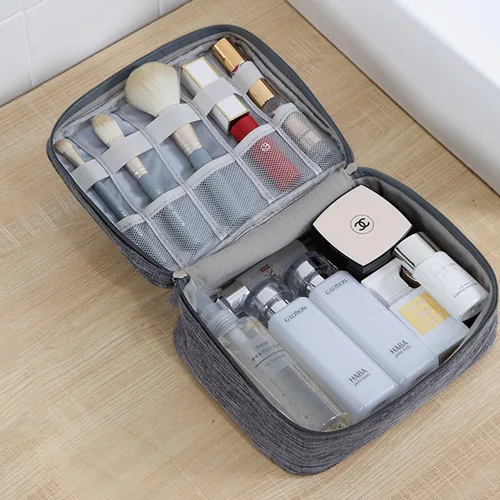 Vista 7 de Estuche Organizador Pequeño para Dispositivos Electrónicos USB Cargador Accesorios Ratón Cable de Teléfono Tarjeta SD Banco de Energía Auriculares