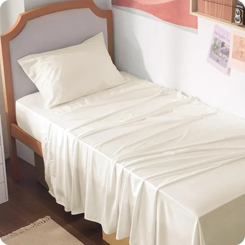 Vista 74 de Bedsure PureWoven 100% rayón derivado de bambú, sábanas de cama individual 01 - Gris oscuro