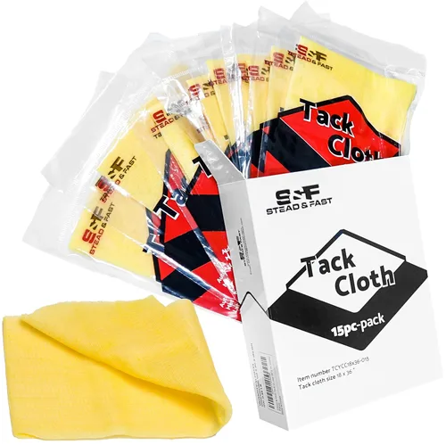 Vista 8 de S&F STEAD & FAST Paño adherente, 6 piezas, malla resistente de alta densidad 28×24, paños adherentes para eliminar el polvo de carpintería, tejido
