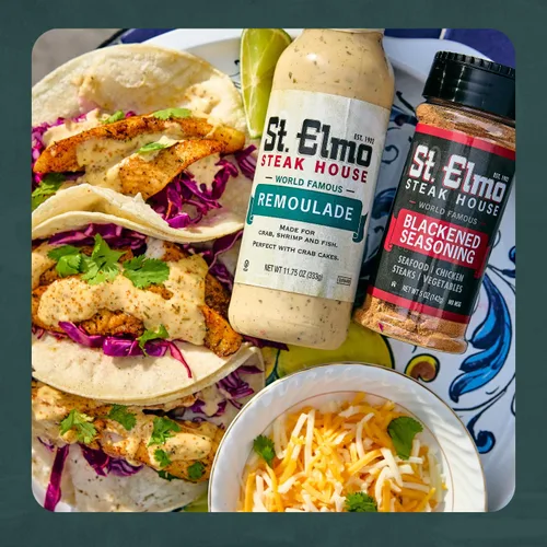 Vista 6 de St. Elmo Remoulade, ideal para camarones, pasteles de cangrejo y otros platos de mariscos