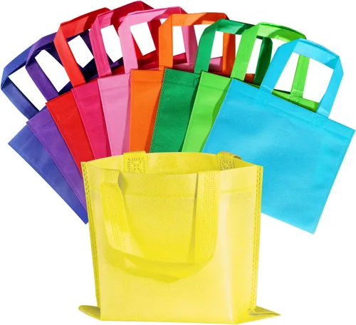 Vista 8 de SPERPAND 30 bolsas de regalo pequeñas con asas, bolsa de regalo de vacaciones, bolsas de regalo de fiesta, bolsas de regalos para niños, cumpleaños
