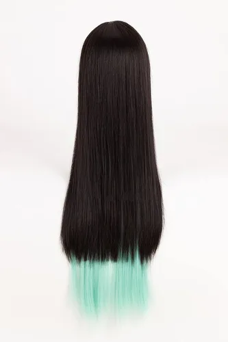 Vista 3 de Role Play For Kimetsu no Yaiba Tokitou Muichirou Cosplay Wig 80cm Long Heat Resistant Synthetic Hair