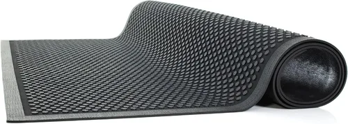 Vista 2 de Guardian Easy Step Scraper 3 x 10 (36 x 120 pulgadas) Interior/Exterior, Resistente, Tapete de Piso de Goma Sólida, Negro