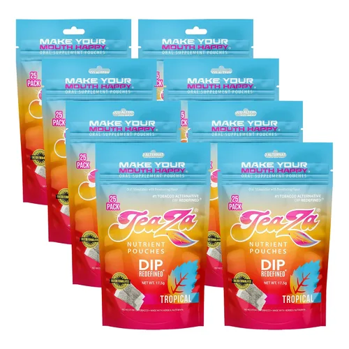 Vista 24 de Teaza Bangin' - Bolsas energéticas de hierbas alternativas al tabaco sin nicotina, bolsas de inmersión saludables para tabaco, sabor prémium a