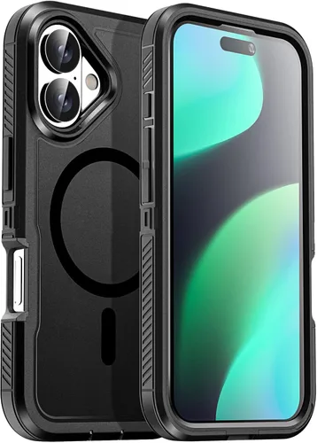 Vista 26 de AICase Funda para iPhone 13 Pro Max [compatible con Magsafe], protección magnética resistente contra caídas, cuerpo completo, a prueba de golpes, a