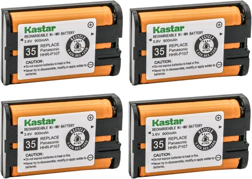 Vista 8 de Kastar Paquete de 1 batería de repuesto de 3.6 V 900 mAh para Panasonic HHR-P107 HHRP107 HHR-P107A HHR-P107A/1B HHR-P107A1B tipo 35 PQSUHGLA1ZA