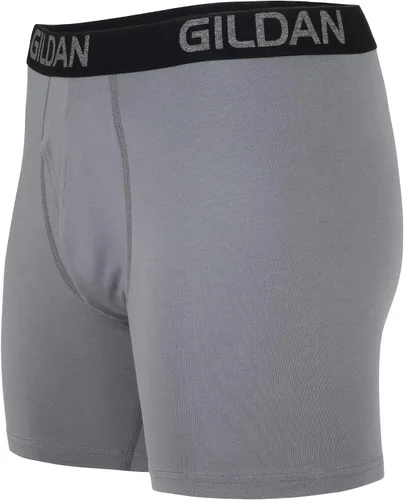 Vista 4 de Gildan - Calzoncillos tipo bóxer elásticos de algodón para hombre, paquete múltiple
