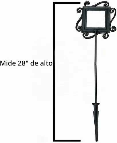 Vista 3 de GiftsForYouNow, estaca de jardín conmemorativa para mascota de hierro forjado, 28 x 8.5