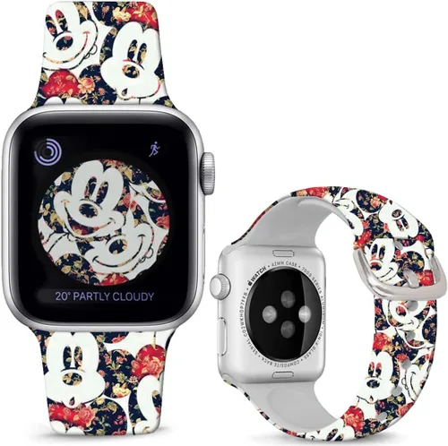 Vista 18 de Correas de reloj de silicona suave compatibles con Apple Watch de 1.496 in 1.575 in 1.614 in 1.654 in 1.732 in 1.772 in 1.811 in 1.929 in Ultra 2