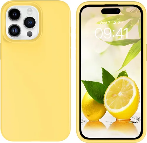 Vista 35 de GUAGUA Funda compatible con iPhone 17 Pro Max de 6.9 pulgadas, silicona líquida, goma de gel suave, delgada, forro de microfibra delgada