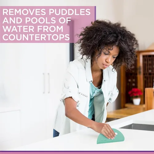 Vista 7 de Zoie + Chloe Raspador de silicona multiusos - Tazón de masa para glaseado y más Amarillo