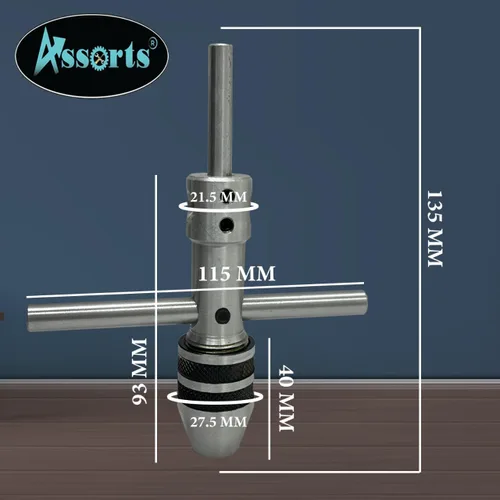 Vista 6 de Nuevo eje de llave de grifo piloto 3/32"-1/4" y 1/4"-1/2" - Tap, rosca, prensa de taladro, torno (juego de 2 piezas)