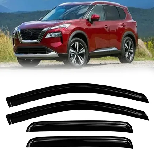 Vista 36 de Protectores de lluvia de ventana para Ford F150 SuperCab 2004-2014 2 piezas deflector de ventana para 09-14 F-150 con 2 puertas delanteras